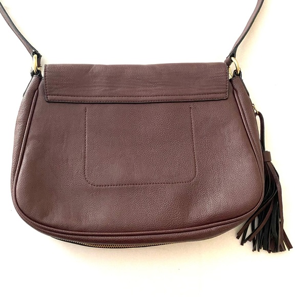 Calvin Klein Purple Tassel Shoulder Bag - Picture 7 of 9